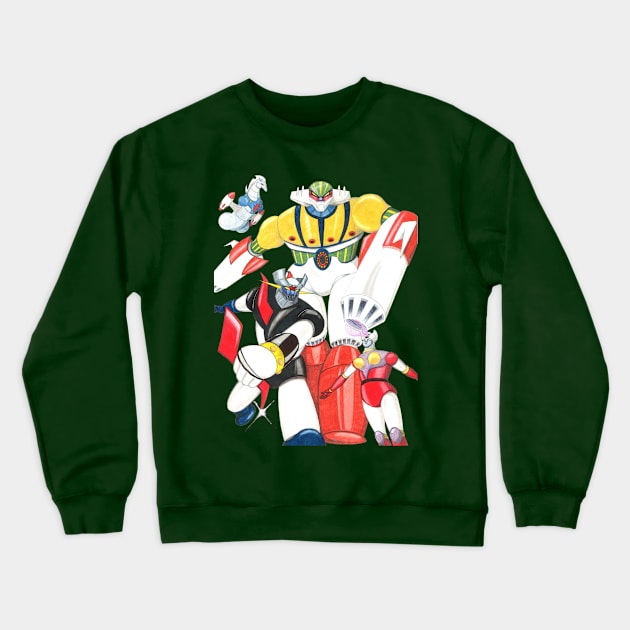 JEEG tai SuperRocketPunch Crewneck Sweatshirt by CristianoMarzio